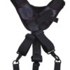 Leather Tool Belt Suspenders TH-1028 by Thor Canada Black/Red