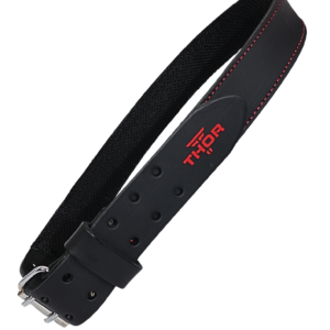 Leather Tool Belt TH-1027 by Thor Canada Black/Red