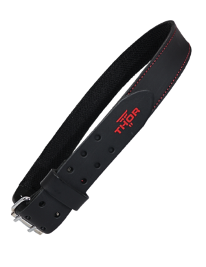 Leather Tool Belt TH-1027 by Thor Canada Black/Red
